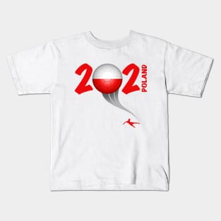 Poland Euro Soccer 2021 Kids T-Shirt